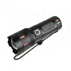 JEEPASS Power Bank Charging Flashlight (2000mAh, Type-C, Slide Zoom)